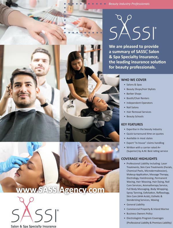 SASSI Insurance for Beauty Salons, Spas, and Barber Shops